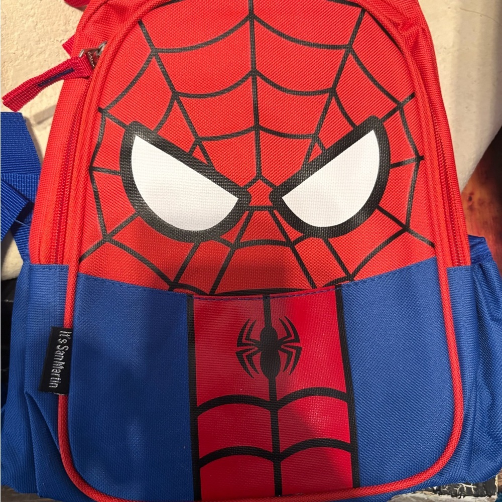 Spiderman Red and Blue Kids Backpack